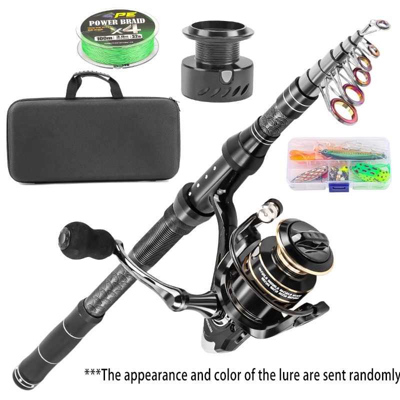 Reel Spare Spool - Canna da Pesca Telescopica in Fibra
